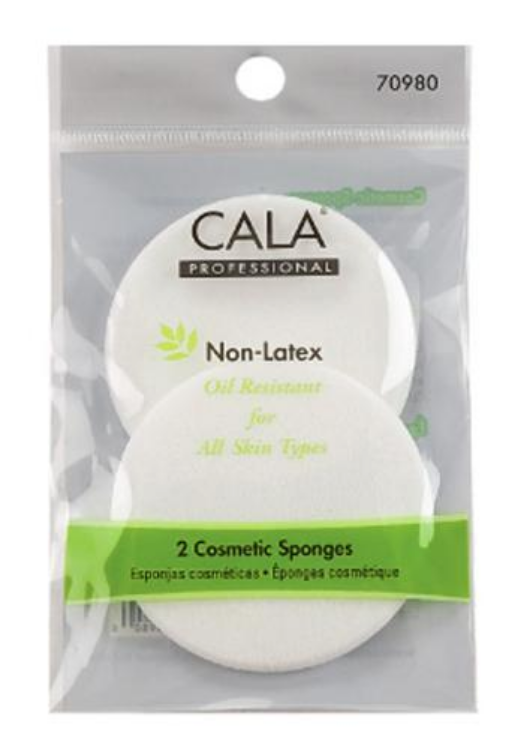 CALA Non-Latex Round Sponges 2pc/pk - ADDROS.COM